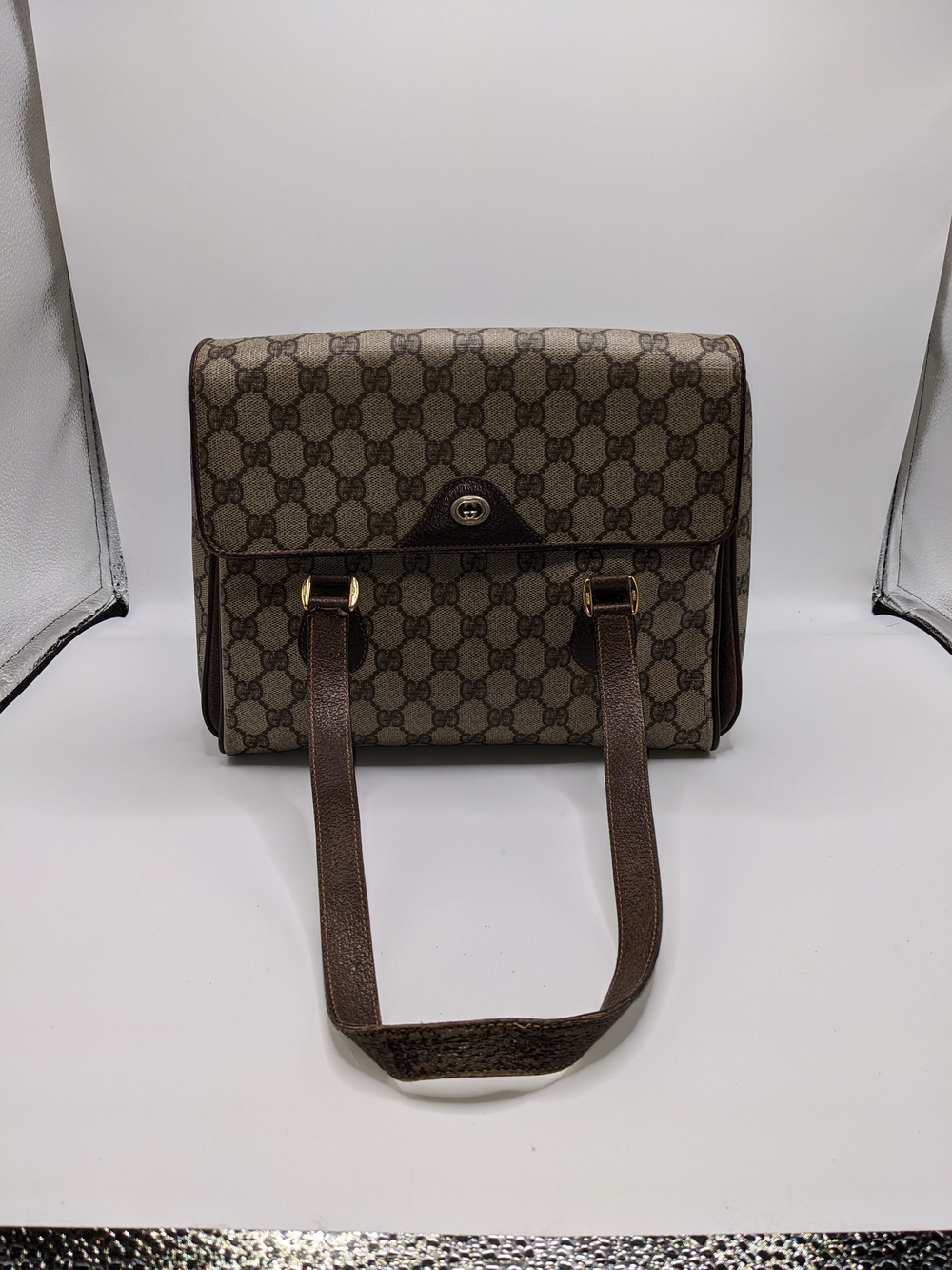 Vintage Gucci GG Supreme Monogram Shoulder Bag